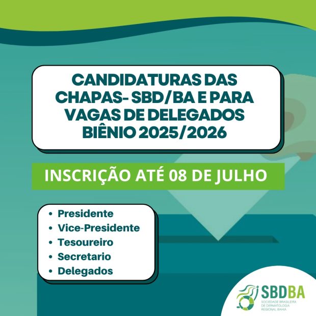 Eleições da Diretoria e Delegados da SBD/BA